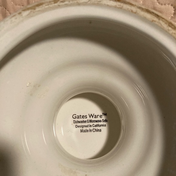 Gates Ware Laurie Gates Cake Stand Cherries Apples Plums - Picture 4 of 5